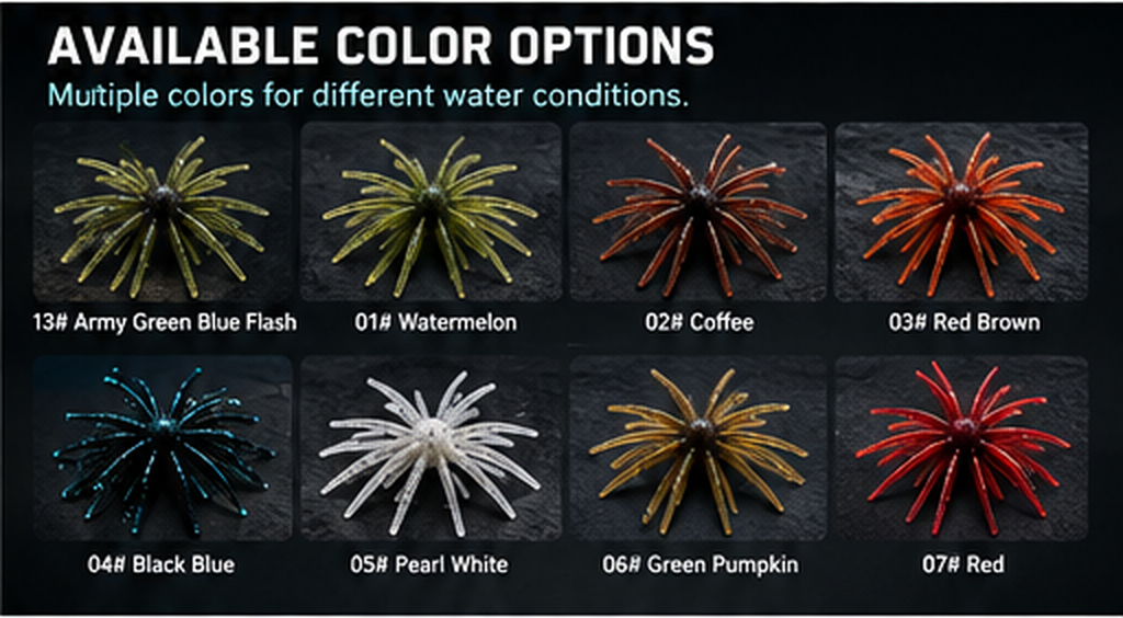 Sea Urchin Soft Bait Multi-Leg Soft Plastic Fishing Lure — detail 8