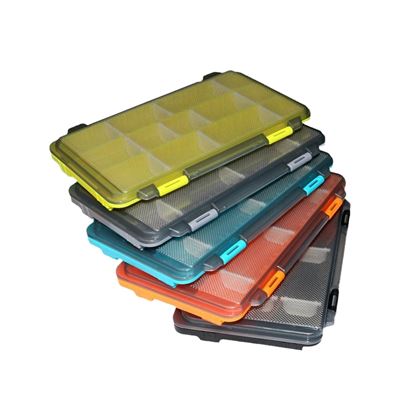 Wholesale Multifunctional Double-sided Adjustable PP Fishing Lure Box with Stream Lake & R