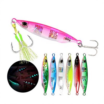 Metal Jig Artificial Hard Bait for Shore Casting Largemouth Bass-Sea Fishing Boat Use