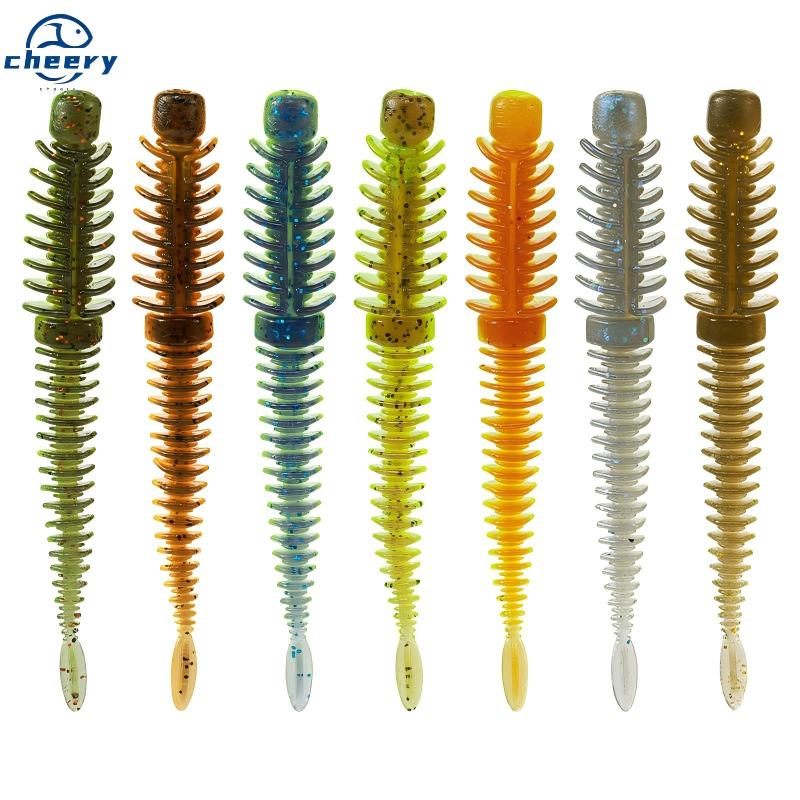 Cheery Lure Floating Anti-thread Needle Tail Stainless Steel Soft Bait Light Smell Dance W