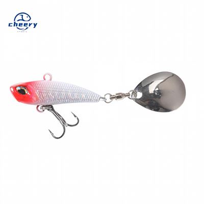 Cheery Rotating Sequins Metal Composite Artificial Hard Bait with Long-distance Casting Lu
