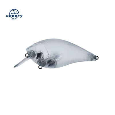 Cheery Unpainted ABS Midwater Crankbait Fishing Lure 13g 8cm Minnow Artificial Bait No Hoo