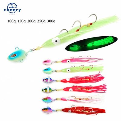 Cheery Deep-Sea Boat Fishing Yan Yue Slow-Roll Nocturnal Metal Jig Artificial Hard Bait fo
