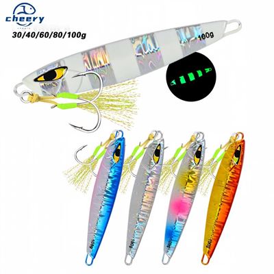 CHEERY Hot-selling New Arrival Laser-designed 30-100g Sea-fishing Lures Mackerel Hairtail;