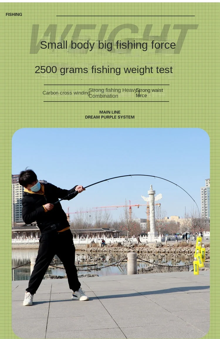CHEERY Carbon Retractable Lure Rod Wholesale Carbon Lure Rod - view 13