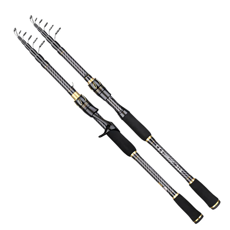Factory Direct Sales Carbon Telescopic Fishing Carbon Lure Rod - view 6