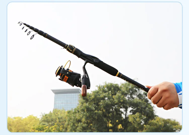 Factory Direct Sales Carbon Telescopic Fishing Carbon Lure Rod - view 17