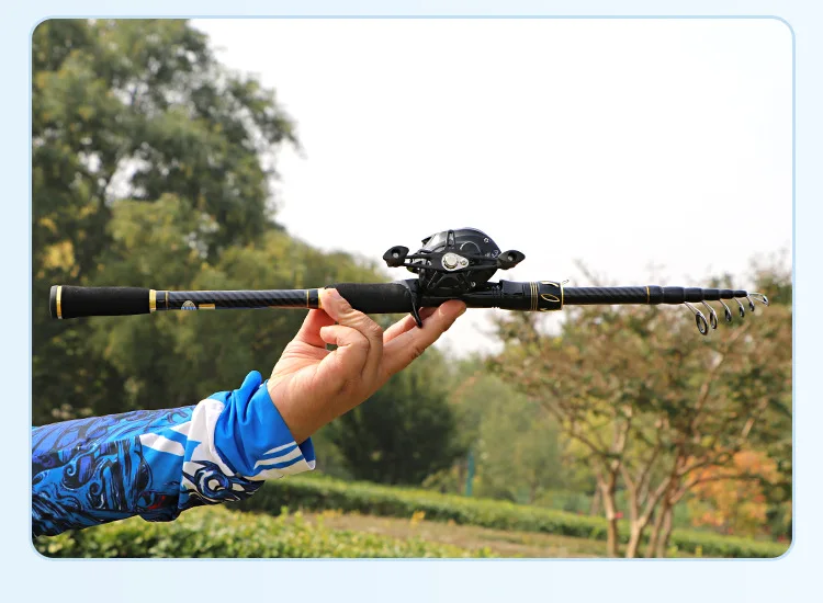 Factory Direct Sales Carbon Telescopic Fishing Carbon Lure Rod - view 18
