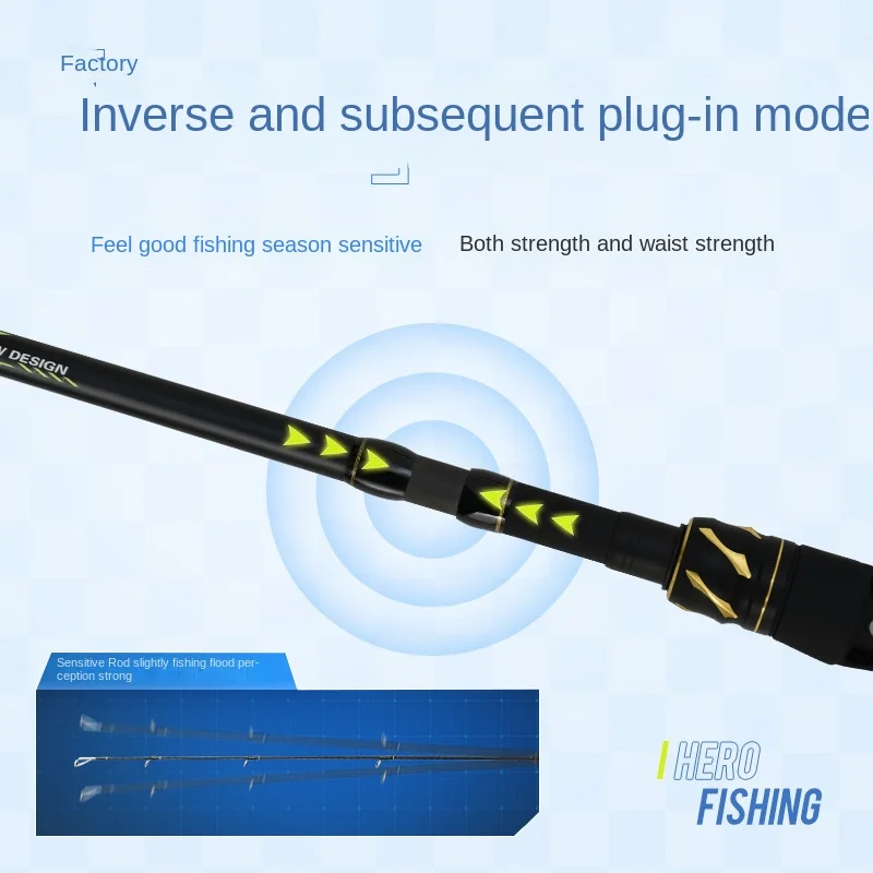 Multi section Telescopic 5 Section Ultra Carbon Lure Rod - view 2