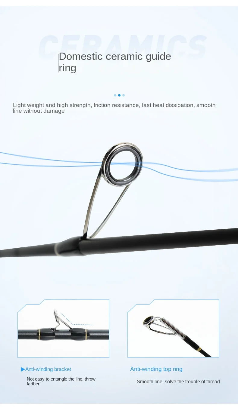 Multi section Telescopic 5 Section Ultra Carbon Lure Rod - view 10