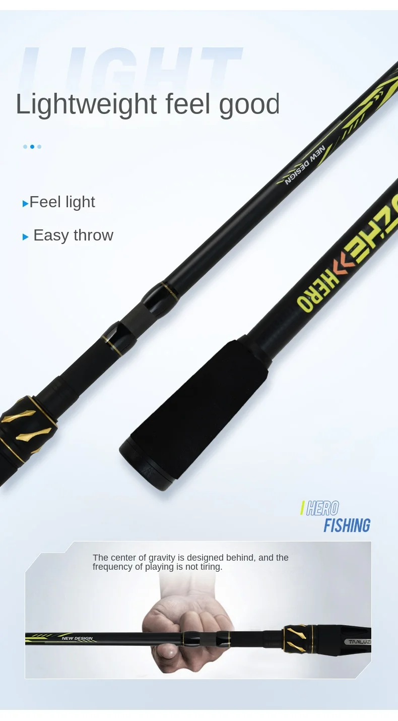Multi section Telescopic 5 Section Ultra Carbon Lure Rod - view 12