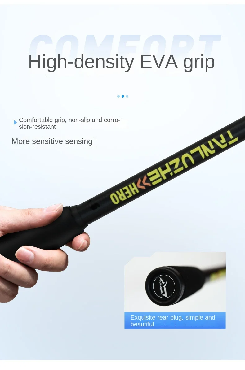 Multi section Telescopic 5 Section Ultra Carbon Lure Rod - view 14