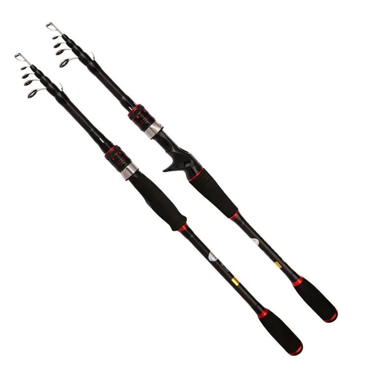 Carbon Telescopic Lure Rod Adjustable Ultra