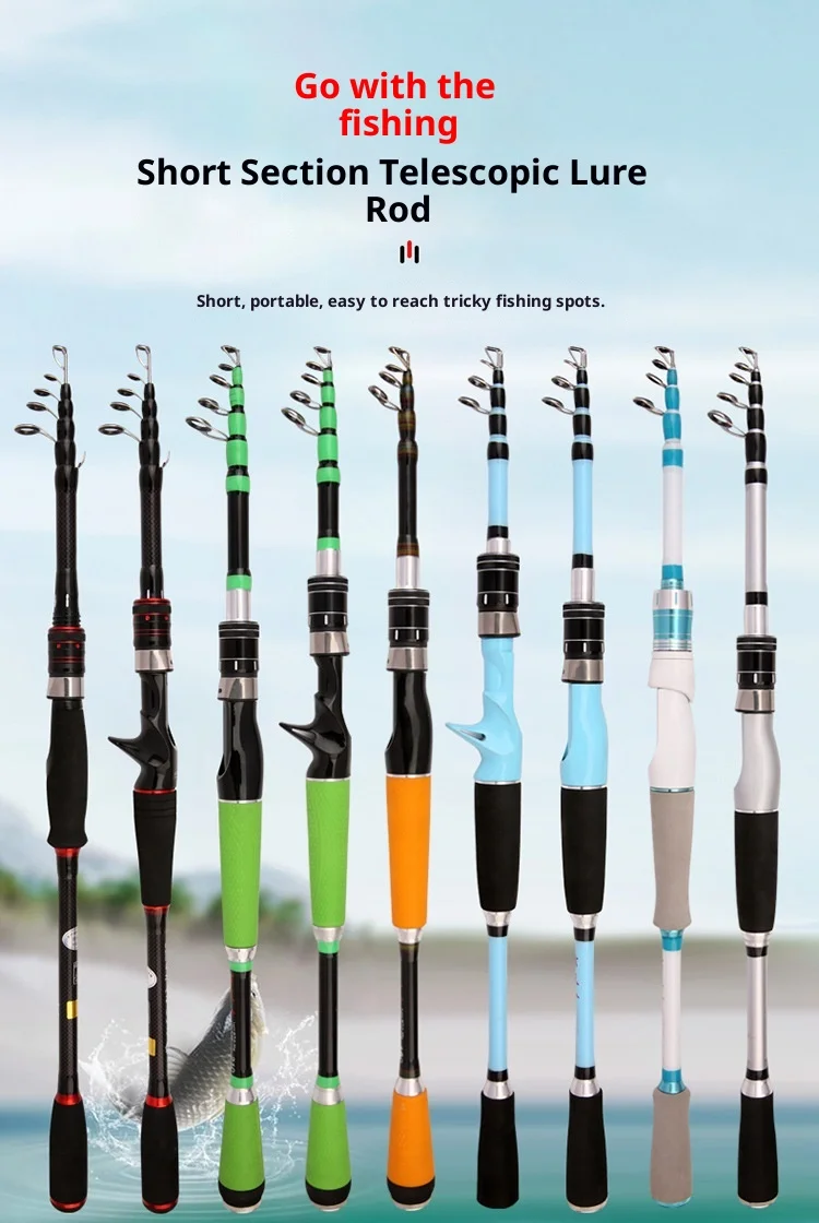 Carbon Telescopic Lure Rod Adjustable Ultra Carbon Lure Rod - view 7