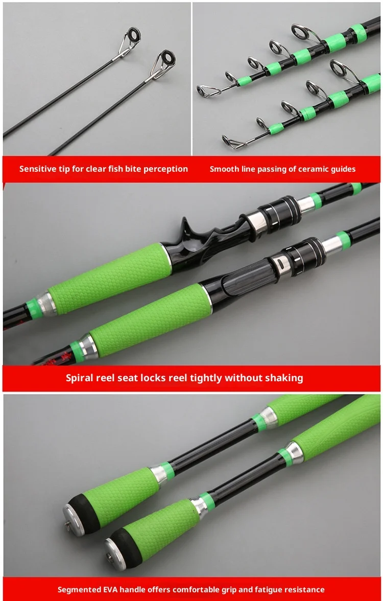 Carbon Telescopic Lure Rod Adjustable Ultra Carbon Lure Rod - view 13