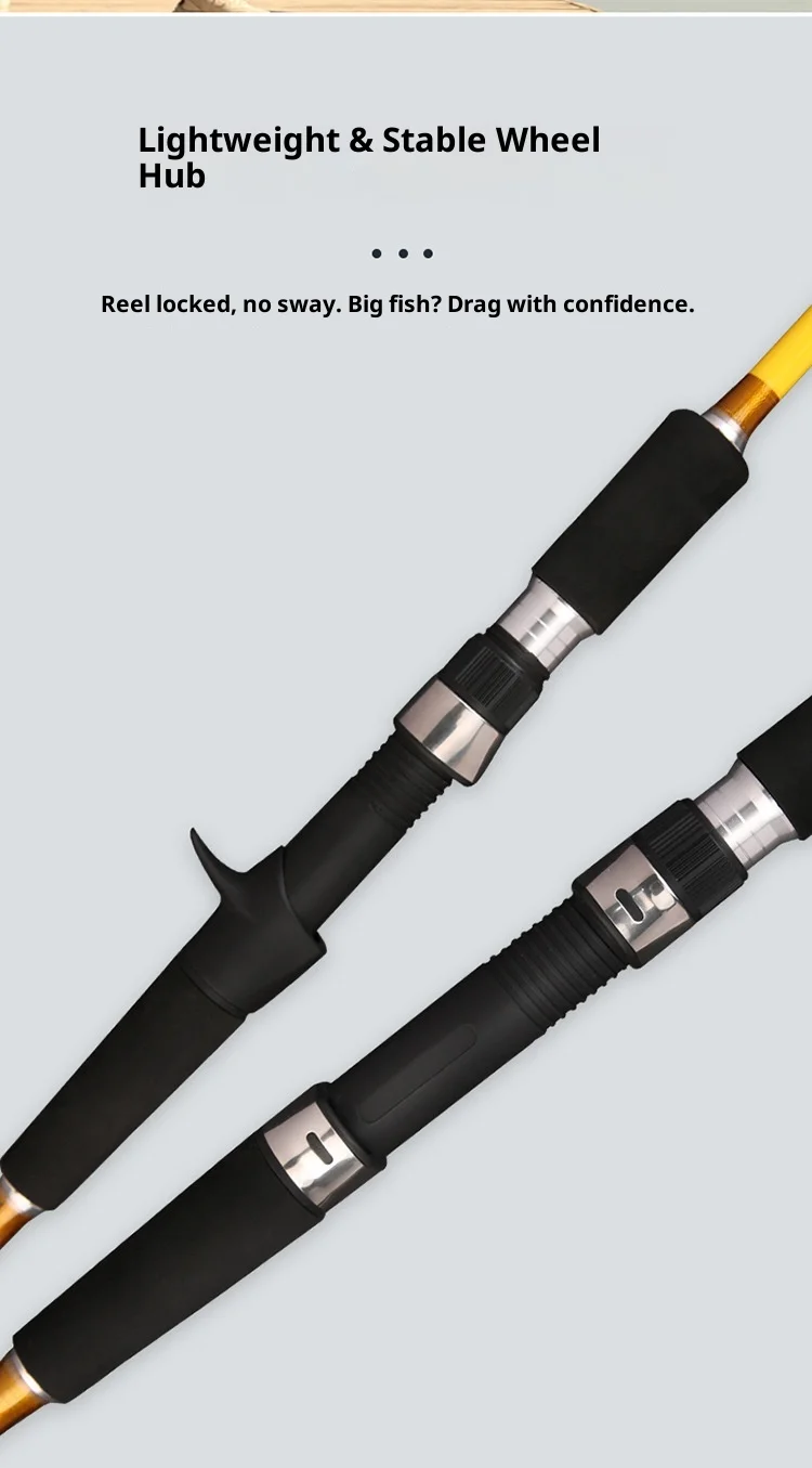 CHEERY White Fruit Boat Rod Carbon Carbon Lure Rod - view 12