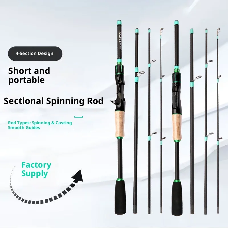CHEERY 4 Section Carbon Fiber Lure Carbon Fiber Lure Rod - view 3