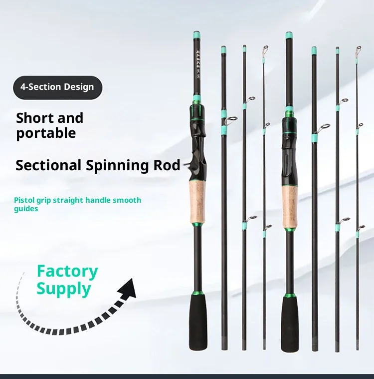 CHEERY 4 Section Carbon Fiber Lure Carbon Fiber Lure Rod - view 7