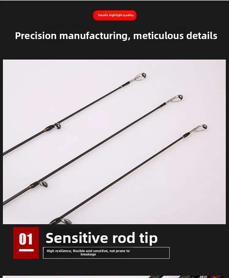 Authentic Carbon Medium Action Carp Lure Carbon Lure Rod - view 13