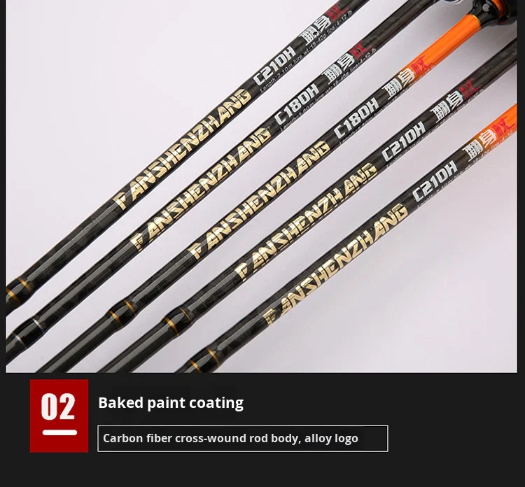Authentic Carbon Medium Action Carp Lure Carbon Lure Rod - view 14