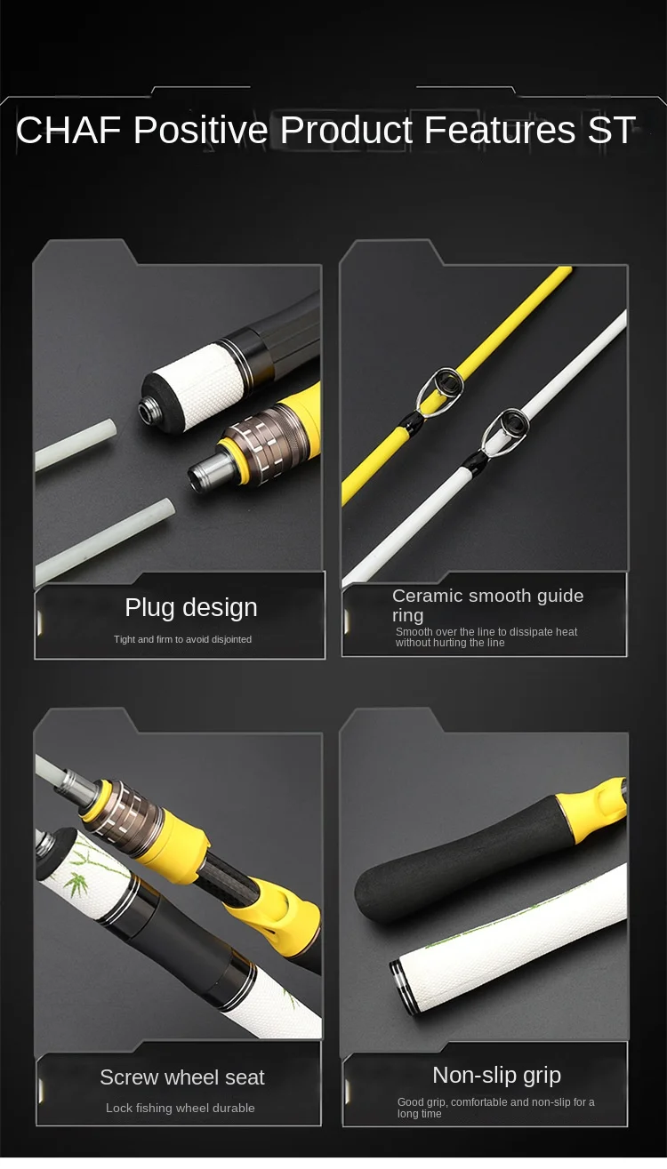 CHEERY Lure Rod Glass Fiber Carp Glass fiber Lure Rod - view 7