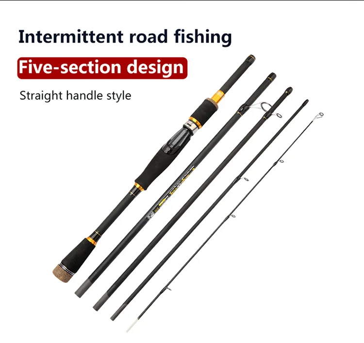 CHEERY New Multi Section Adjustable Carp Glass steel Lure Rod - view 10