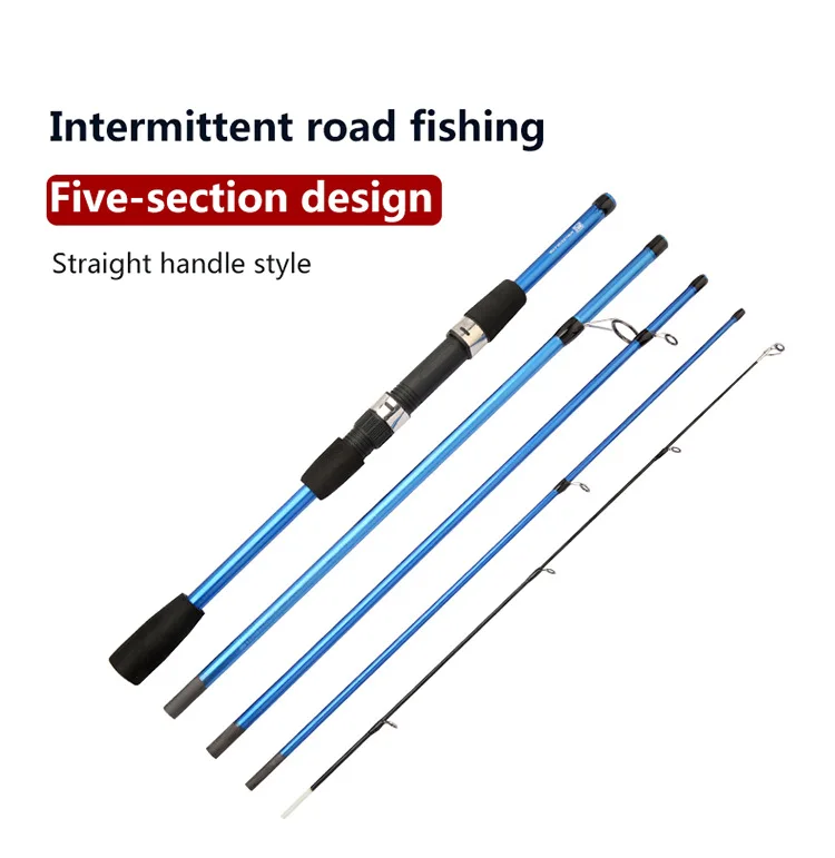 CHEERY New Multi Section Adjustable Carp Glass steel Lure Rod - view 12