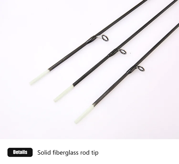 CHEERY New Multi Section Adjustable Carp Glass steel Lure Rod - view 16