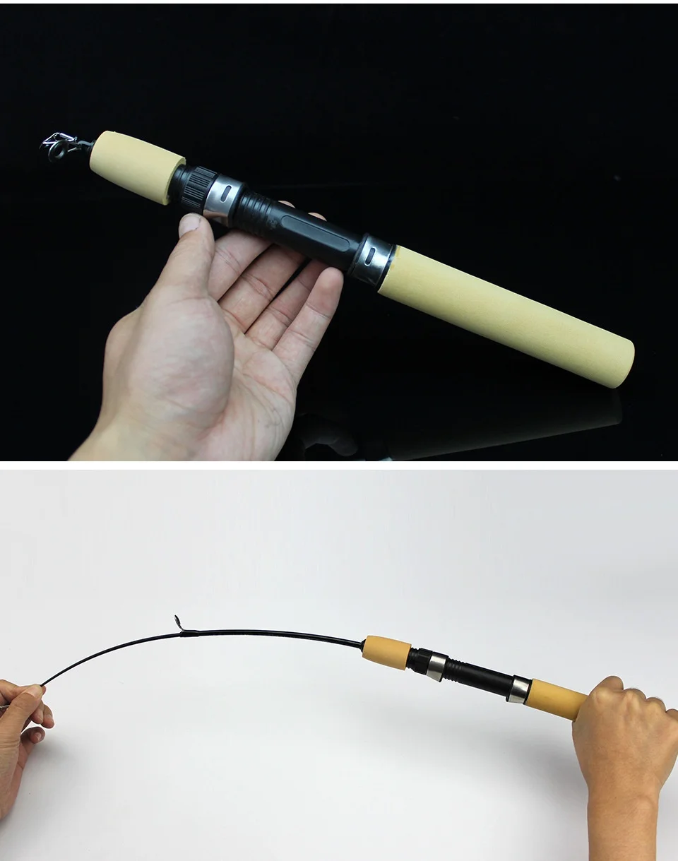 CHEERY Ice Fishing Rod Shrimp Lure Carbon Lure Rod - view 11