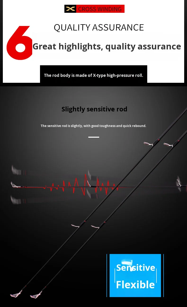 Carbon Bass Lure Rod Set with Carbon Lure Rod - view 10