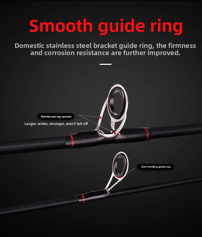 Carbon Bass Lure Rod Set with Carbon Lure Rod - view 11