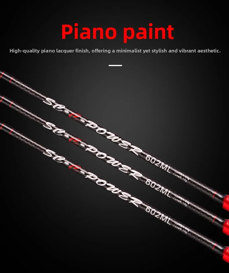 Carbon Bass Lure Rod Set with Carbon Lure Rod - view 14