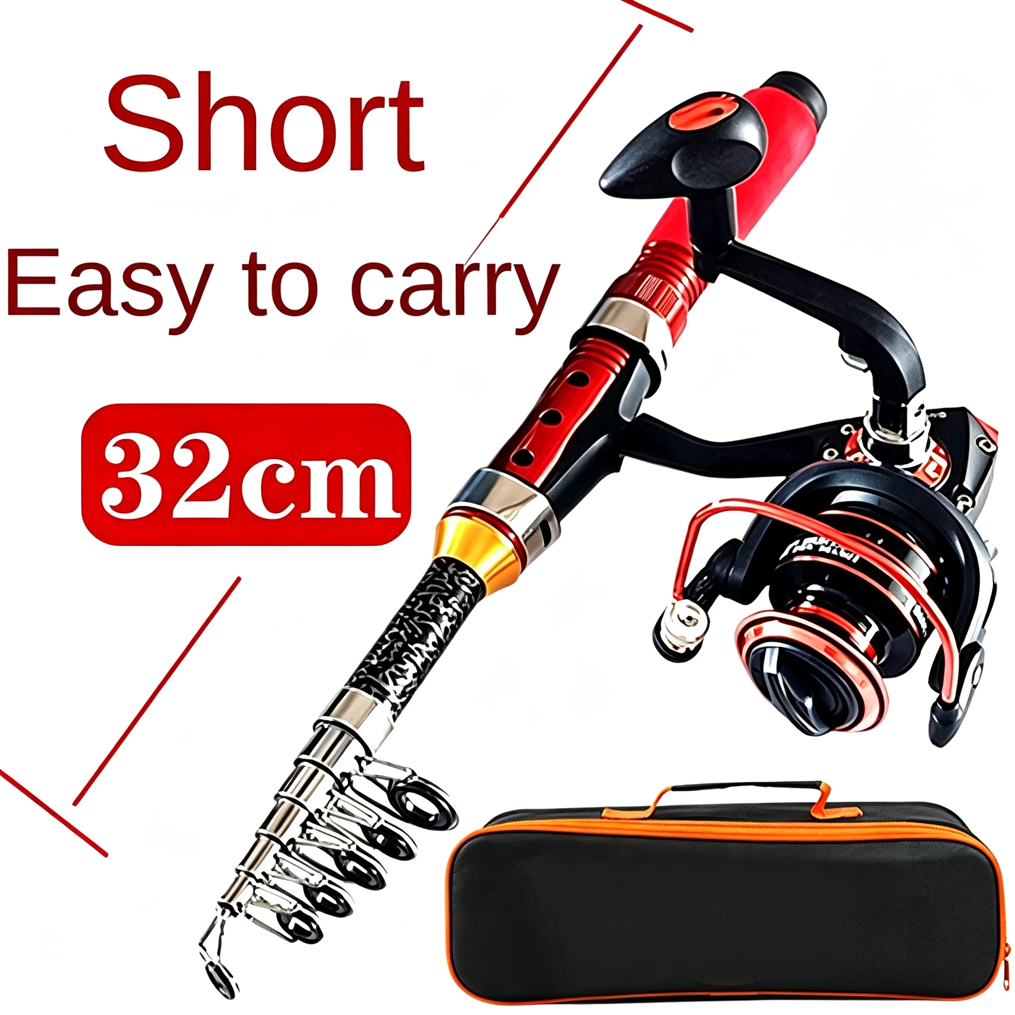 CHEERY Cross border Mini Telescopic Spinning Fiberglass Various - view 4