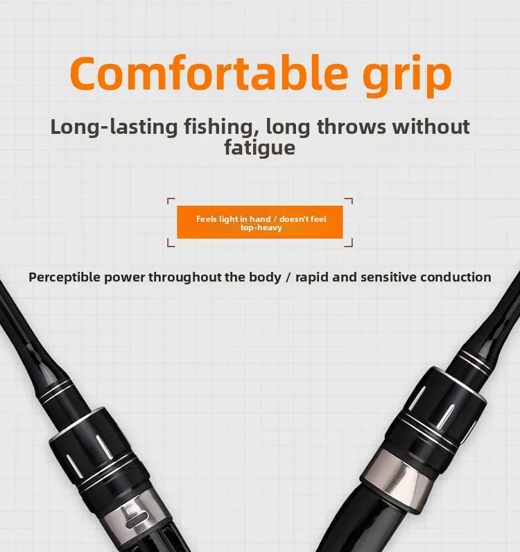 Luya Carbon Medium Action White Straight Carbon Lure Rod - view 12