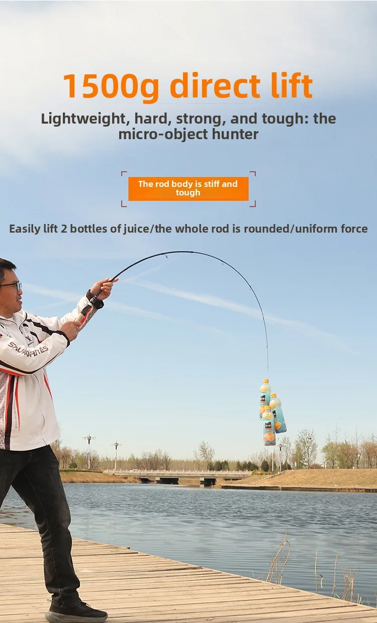 Luya Carbon Medium Action White Straight Carbon Lure Rod - view 14
