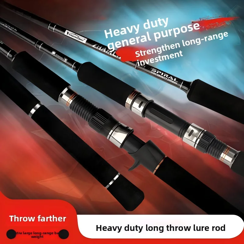 CHEERY Carbon Fiber Spinning casting Carp Carbon Lure Rod - view 5