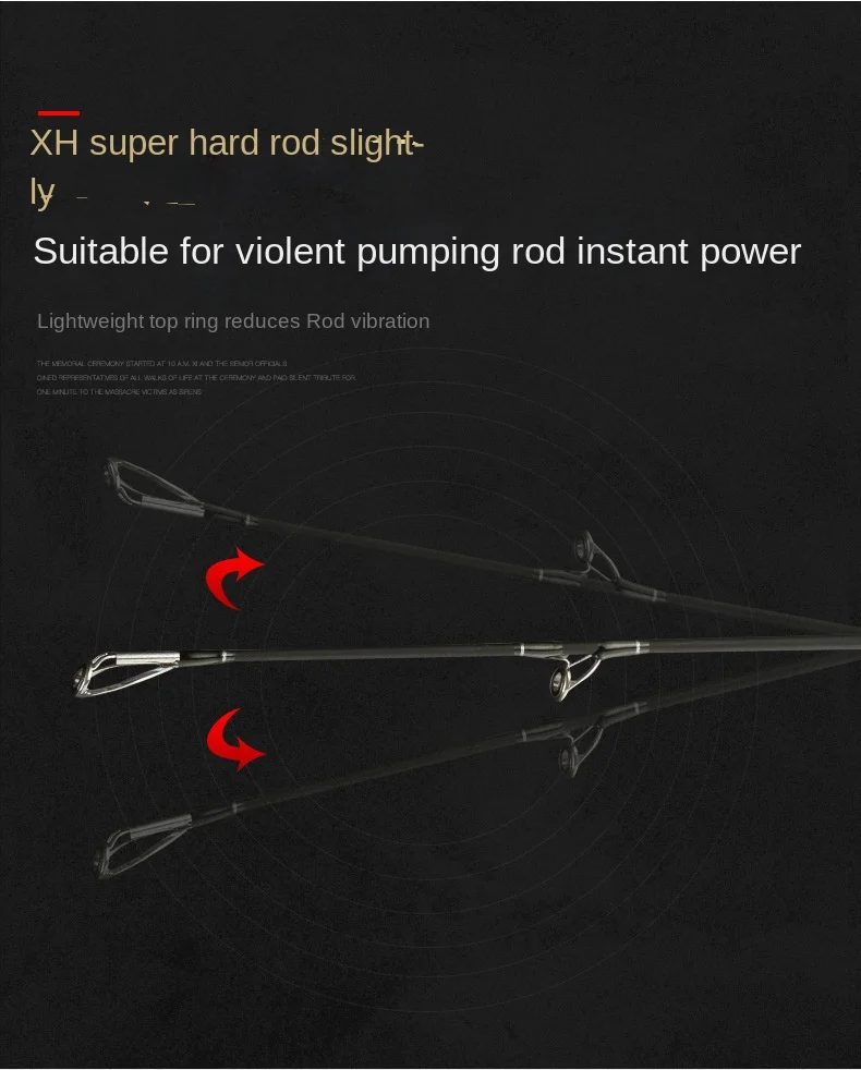 Lei Qiang Rod Black Luya Fishing Carbon Luya Rod - view 13