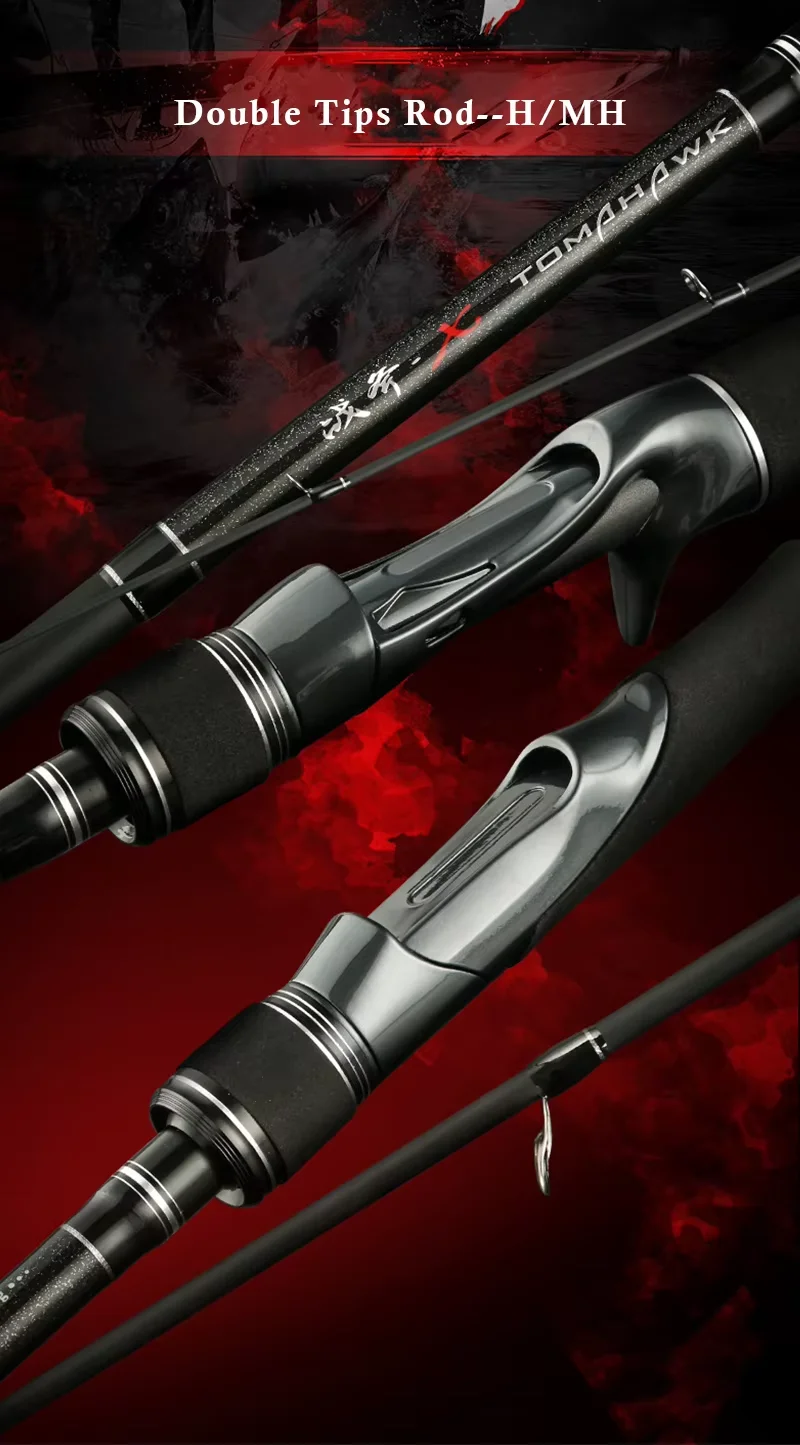CHEERY Wholesale Freshwater Bass Fishing Rods Carbon spin casting rod - view 7