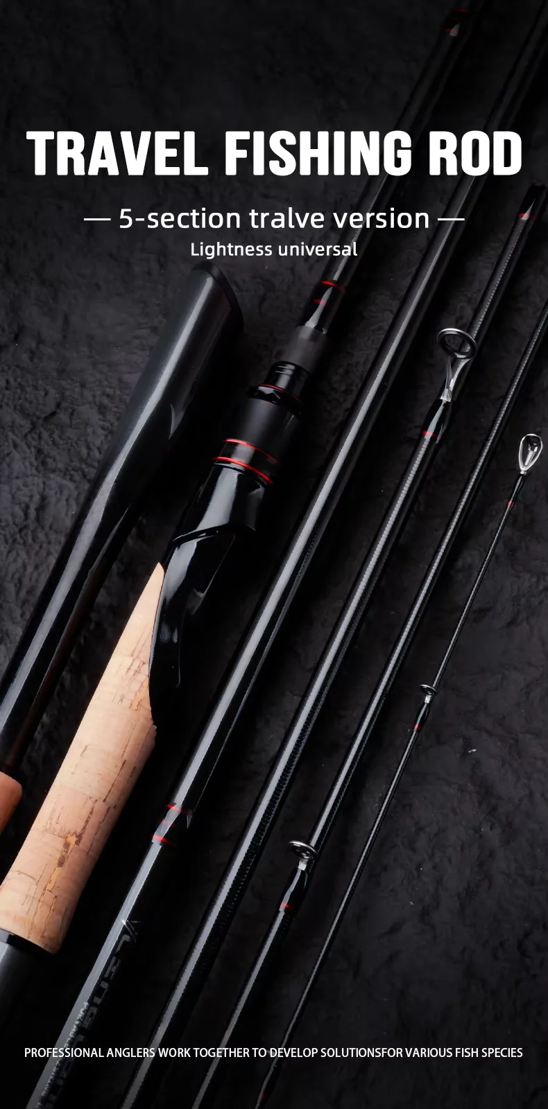 Wholesale Lure Travel Fishing FUji Guide Carbon Various - view 14