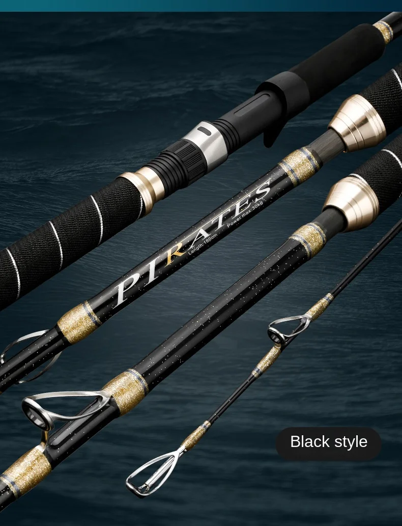 CHEERY Deep Sea Boat Fishing Rod glass steel Boat, raft pole - view 11