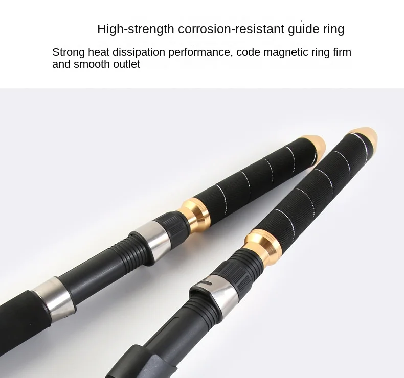 CHEERY Deep Sea Boat Fishing Rod glass steel Boat, raft pole - view 14