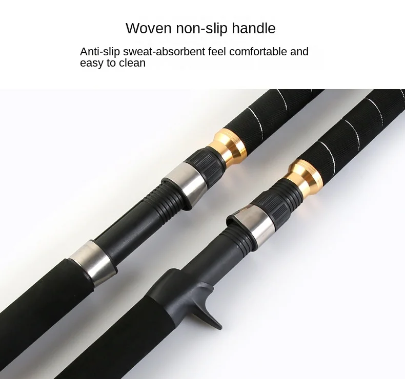 CHEERY Deep Sea Boat Fishing Rod glass steel Boat, raft pole - view 15