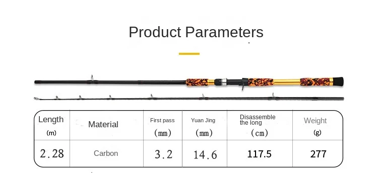 Cheery YG 1 Heavy Grass Area Carbon Lure Rod - view 12