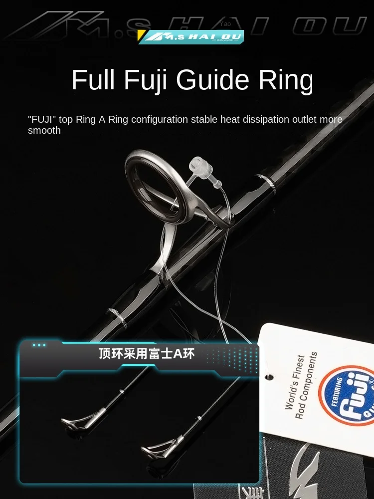 CHEERY Fuji Iron Plate Slow Swing Carbon Boat, raft pole - view 3