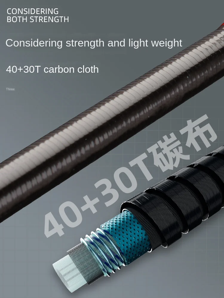 Carbon Universal Luya Five Section Portable Carbon Fishing Rod - view 5