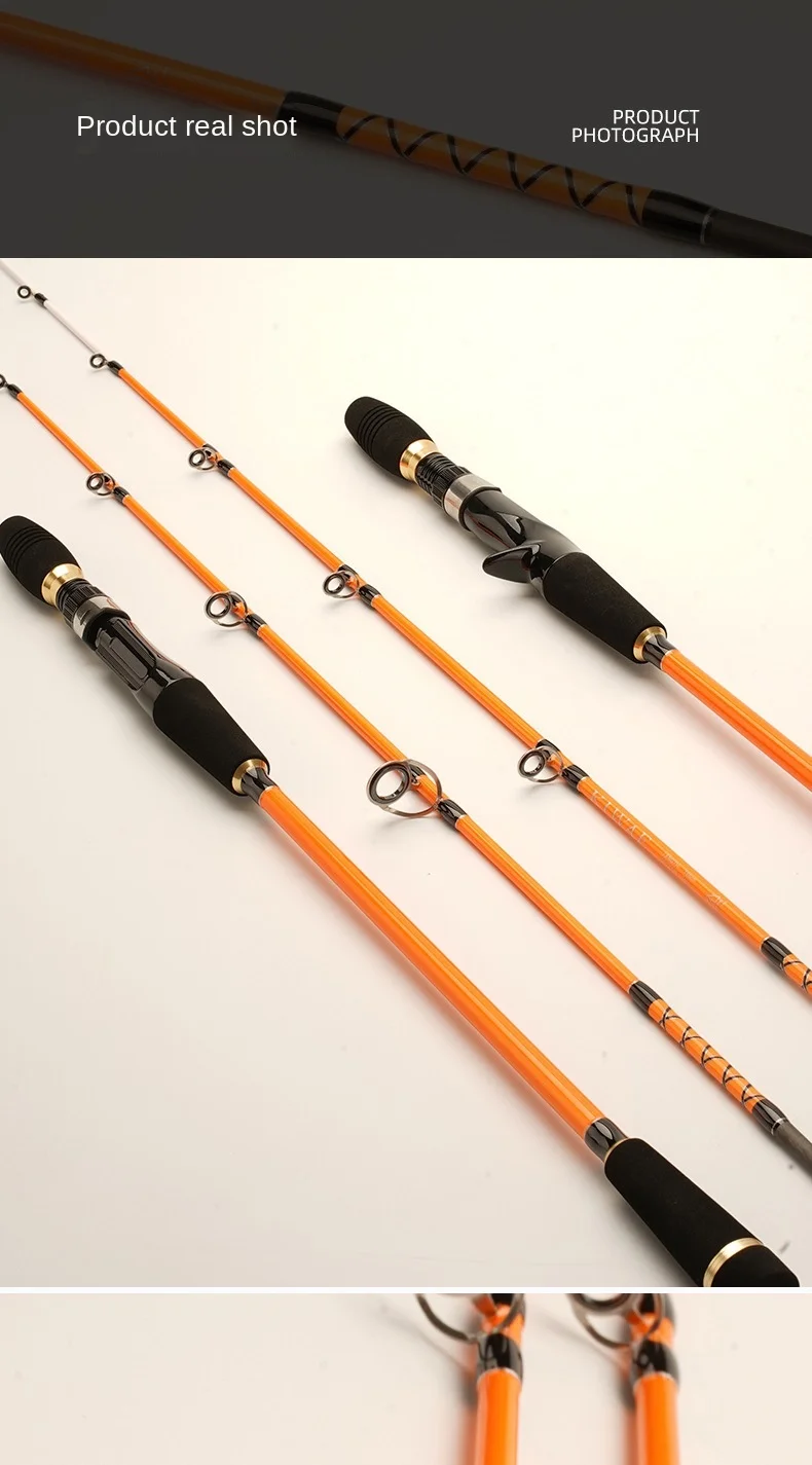 Half boat Fishing Carbon Plate Slow Carbon Lure Rod - view 13