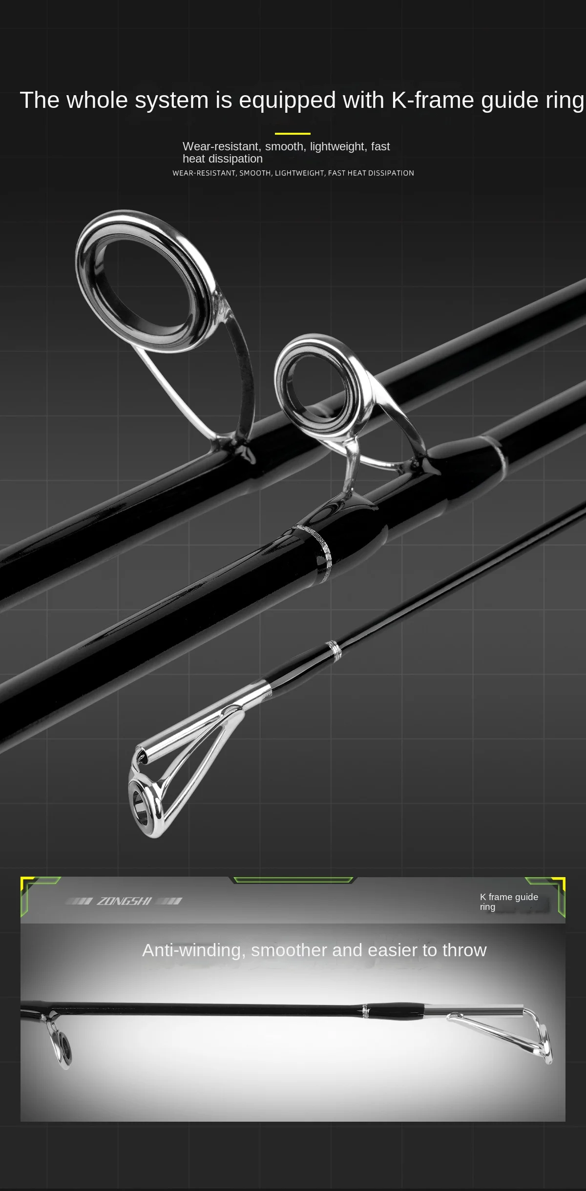 CHEERY Carbon Luya Rod Three Piece Carbon Lure Rod - view 10