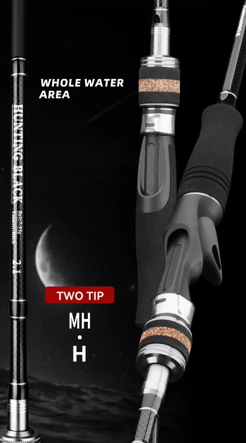 Two Ttip HM H Fishing Rod Carbon FreshwaterRod - view 7