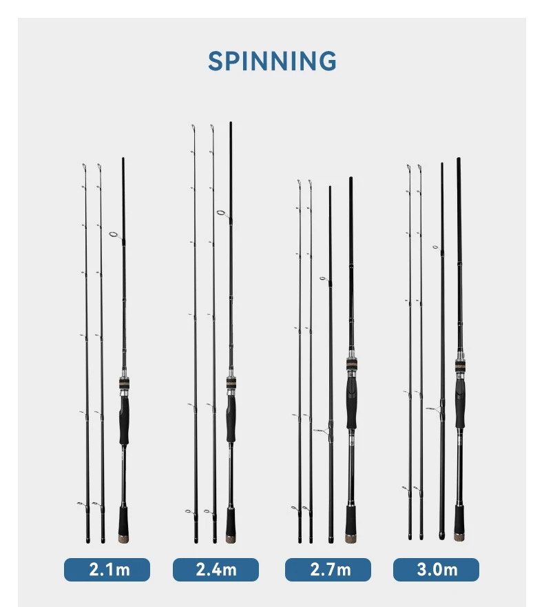 CHEERY Two Tip Telescopic Carbon Fast Carbon FreshwaterRod - view 3