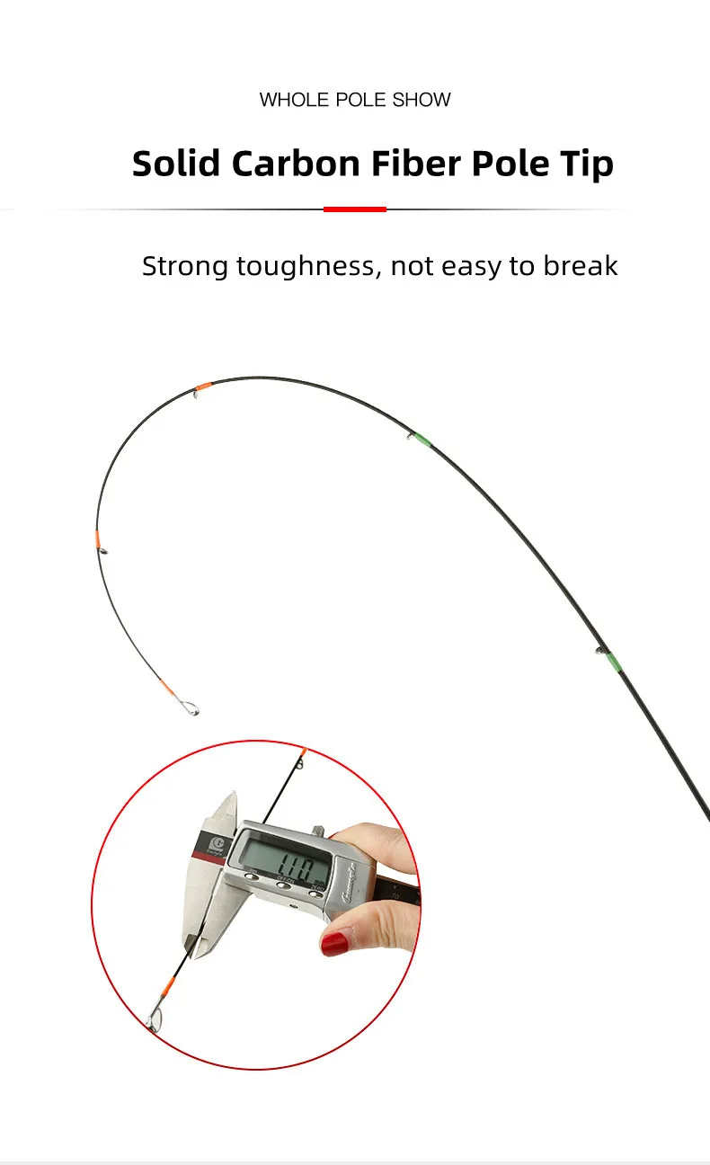 CHEERY Solid Tip Fishing Rod 1 Carbon StreamRod - view 7